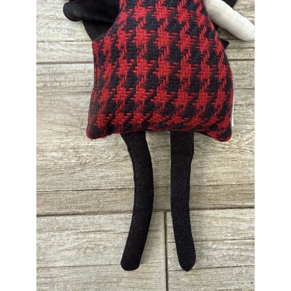 AUTHENTIC RARE WOOF & POOF ANGEL DRESSED IN Houndstooth - Picture 3 of 7